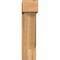 Ekena Millwork Traditional Block Rough Sawn Bracket w/ Offset Brace, Western Red Cedar, 8"W x 24"D x 32"H BKT0806X24X32TRA05RWR - alternate 4